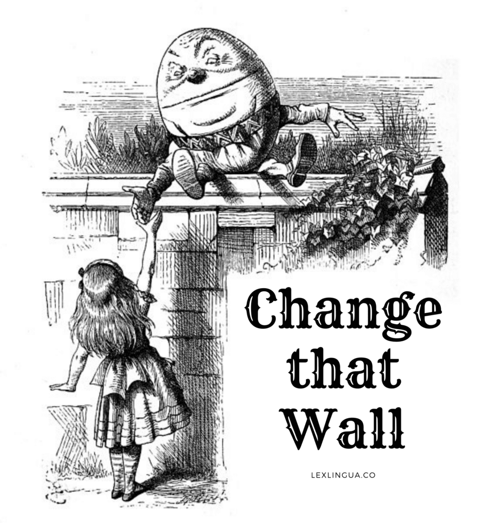 Humpty Dumpty and the Reader's Block problem