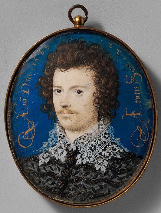 What men looked like in 1588. Nicholas Hilliard, ca. 1547–1619 London) Portrait of a Young Man, The MET. 